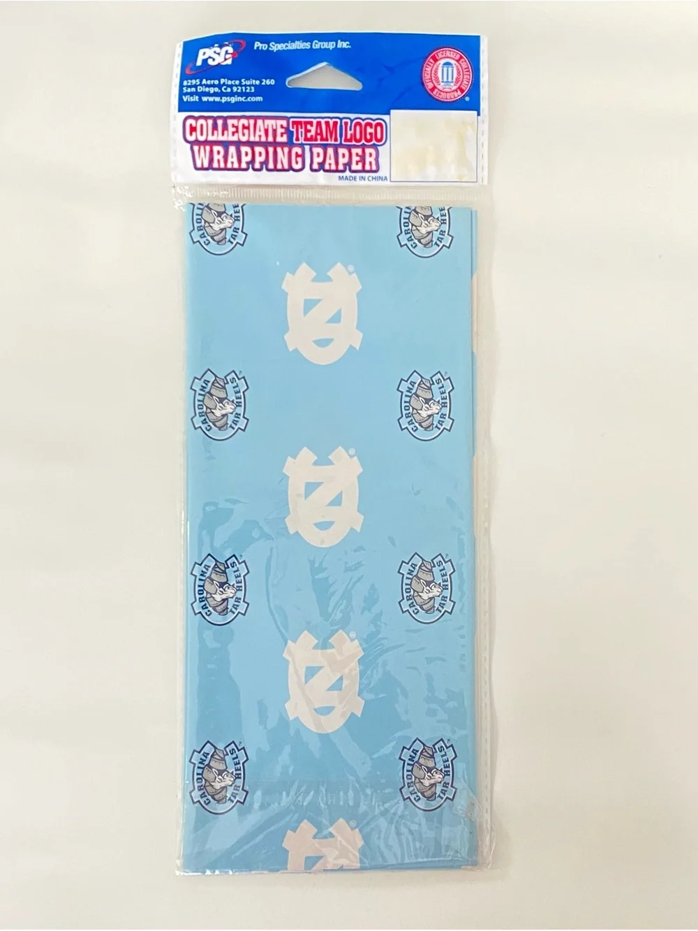 University of North Carolina UNC Tar Heels Collegiate Wrapping Paper 30